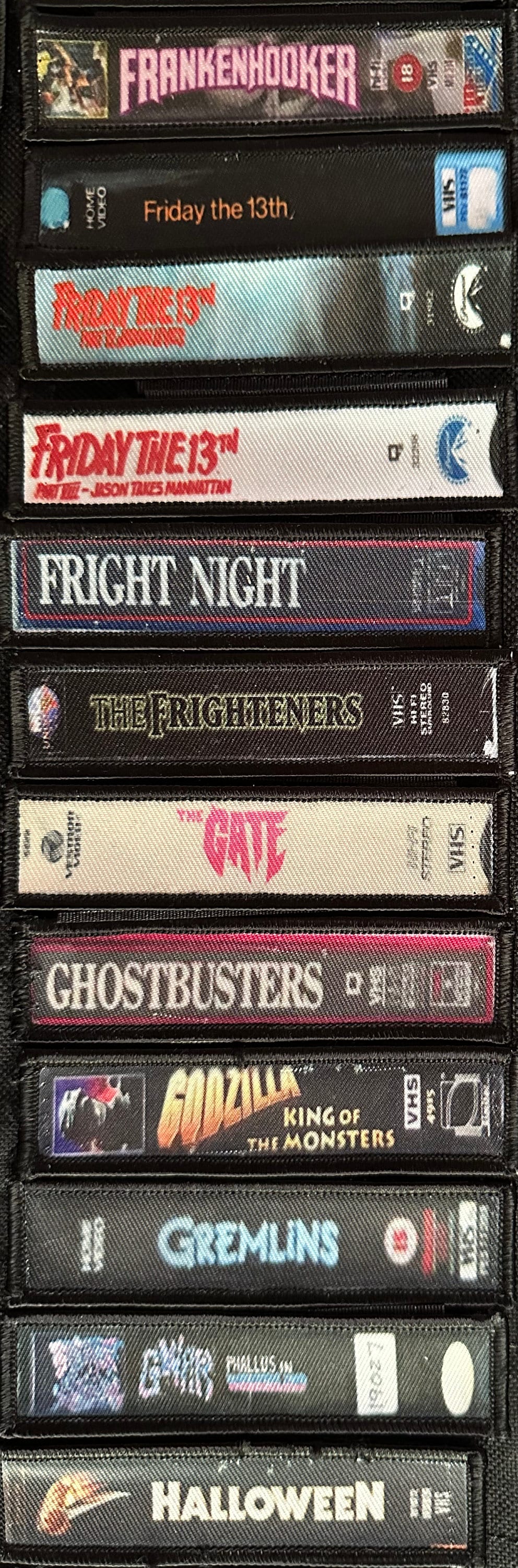 VHS Label Patches Ed - Ni
