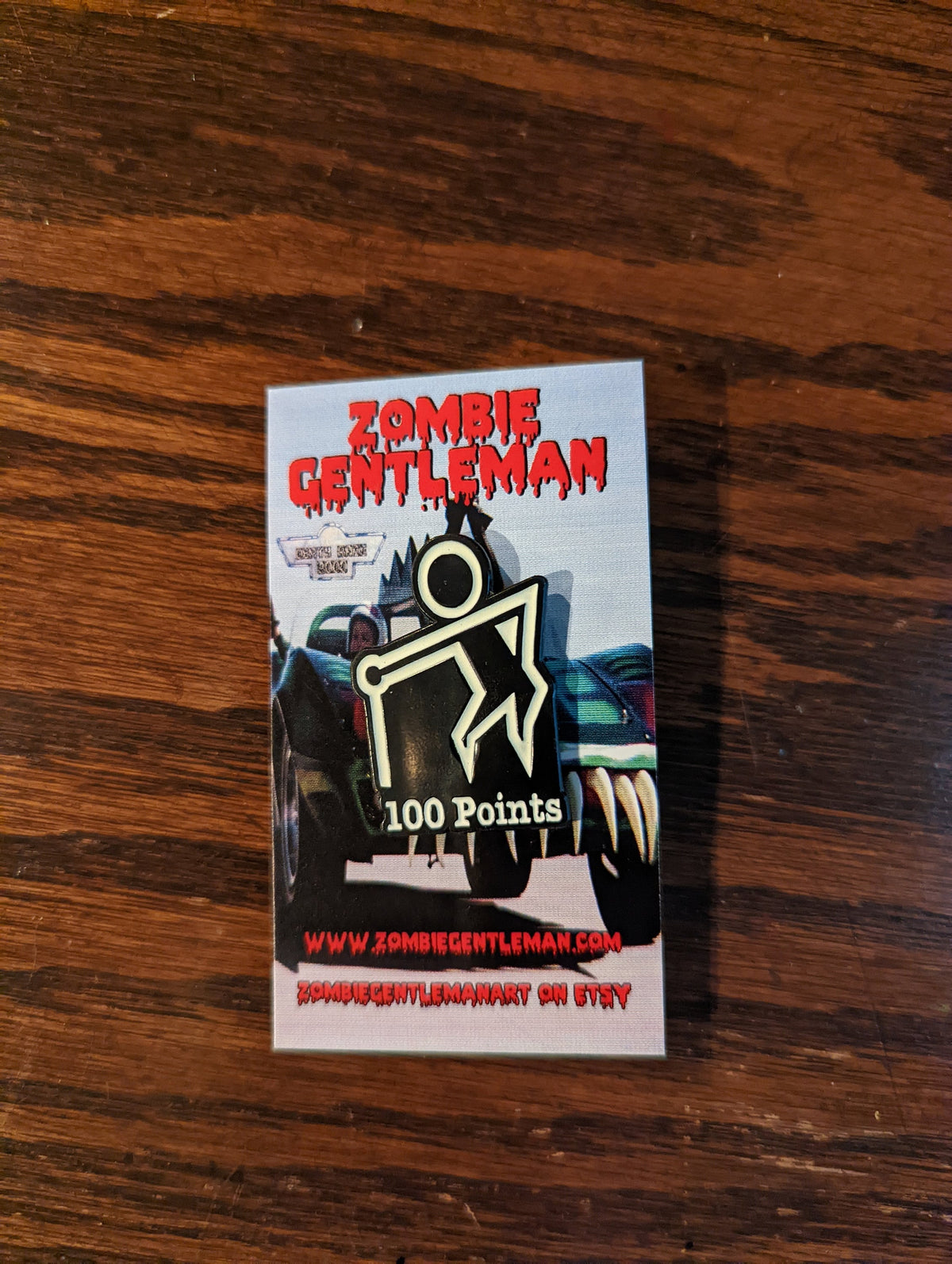 Death Race 100 Points Enamel Pin