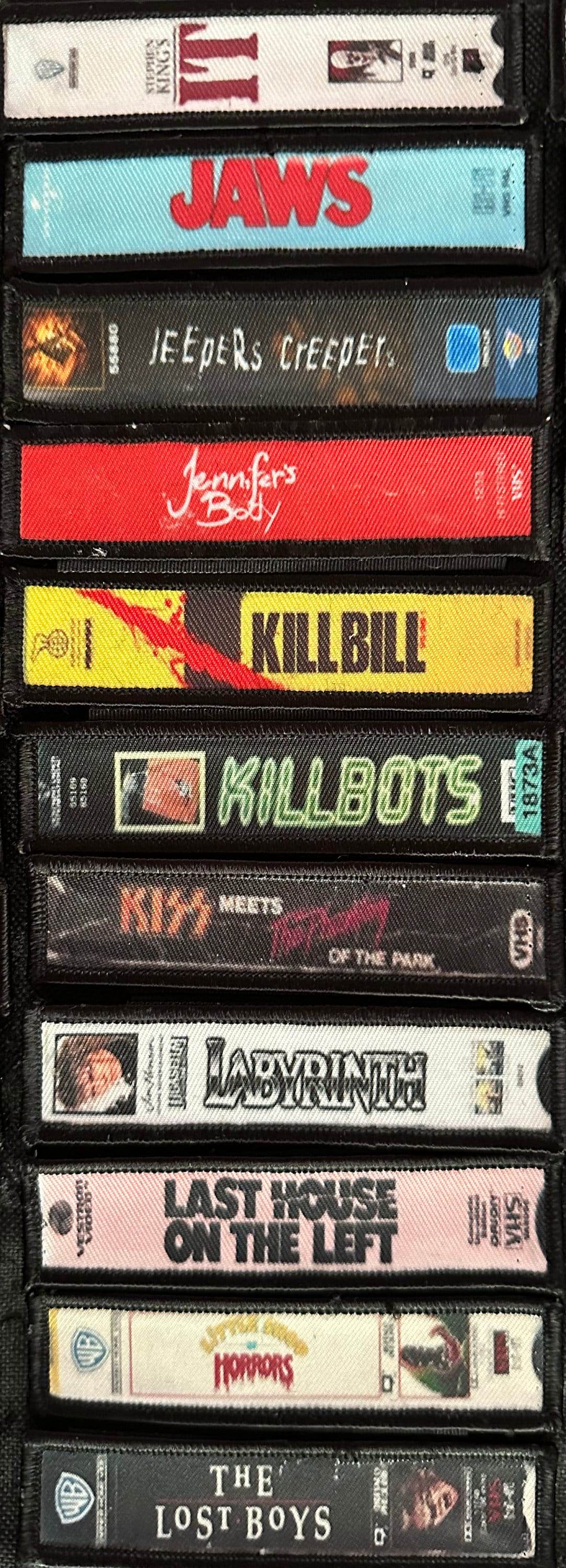 VHS Label Patches Ed - Ni