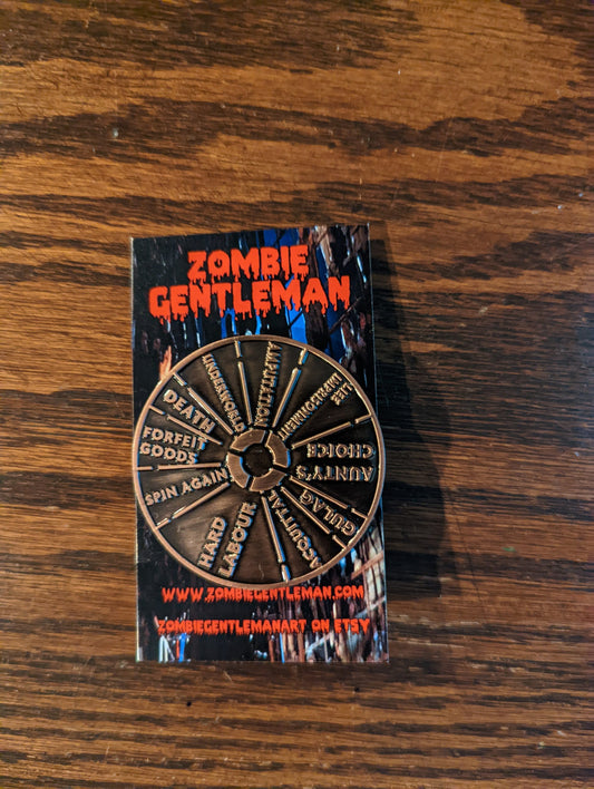 Mad Max Beyond Thunderdome Spinner Enamel Pin