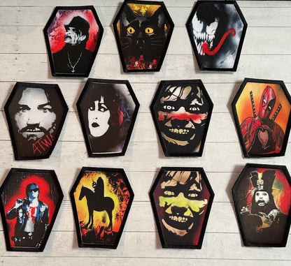 Coffin Patches - Pop Culture Paintings