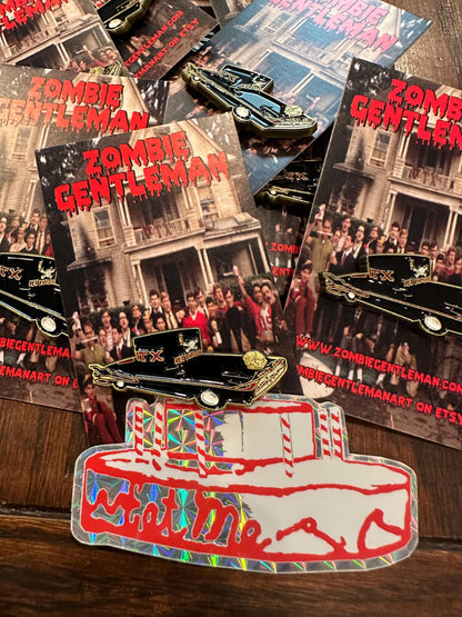 Deathmobile Enamel Pin Animal House