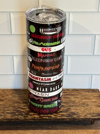 Horror VHS 20 oz Tumbler