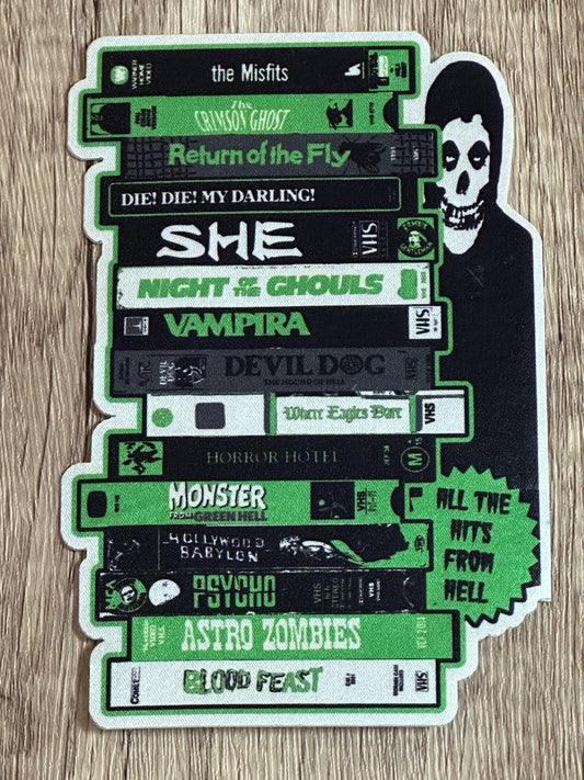 Misfits VHS Printed Patch