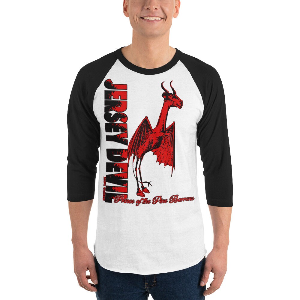 Jersey Devil 3/4 sleeve raglan shirt