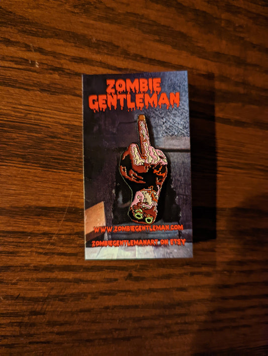 Little Sucker Possessed Hand Enamel Pin
