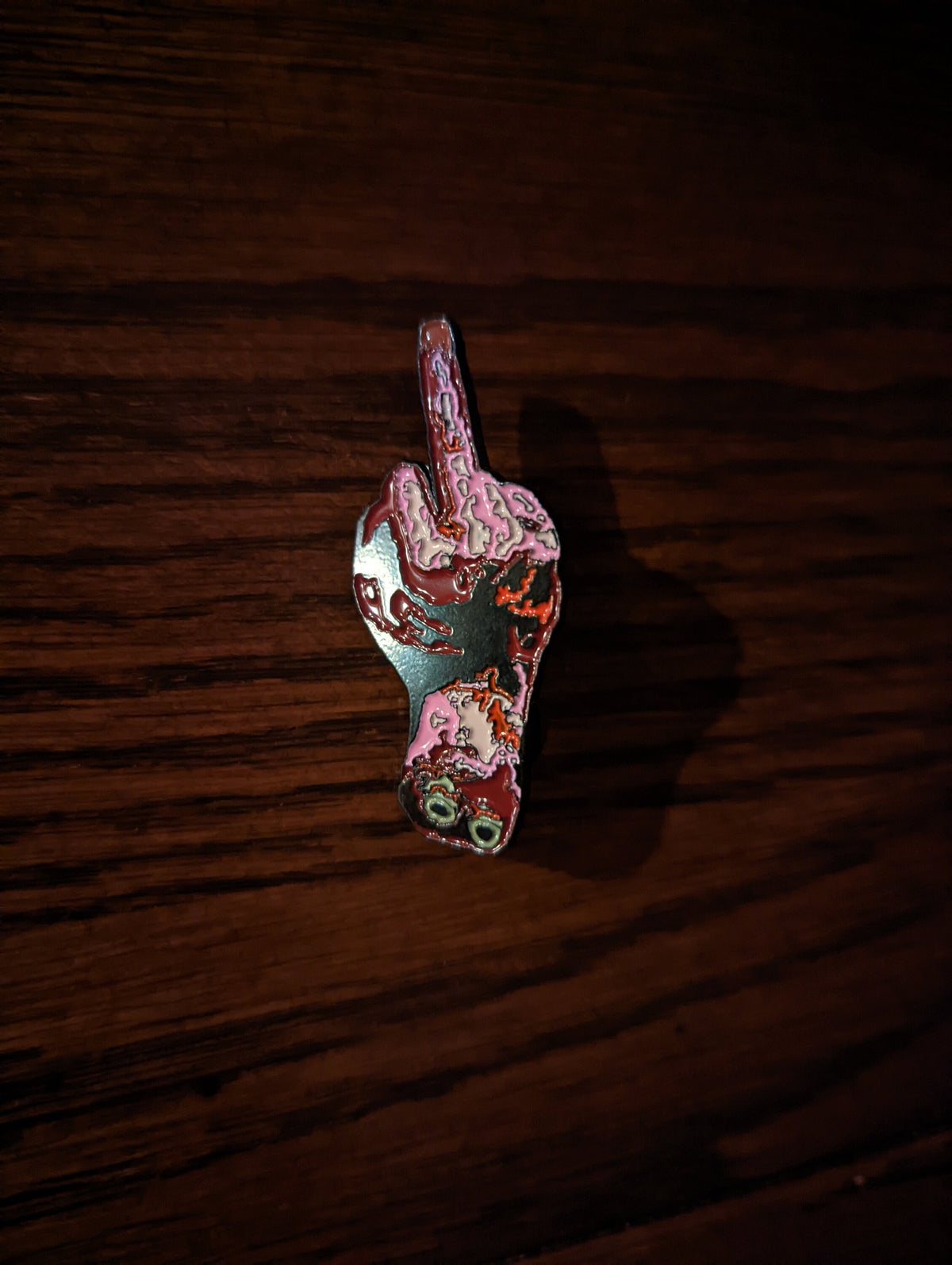 Little Sucker Possessed Hand Enamel Pin