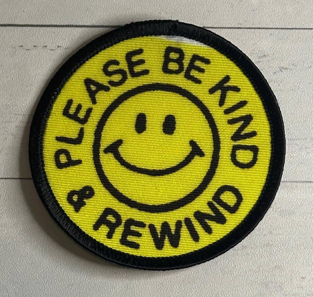 3 Inch Round Patch - VHS Stickers