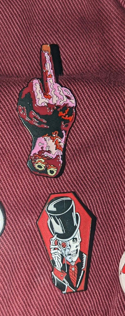 Little Sucker Possessed Hand Enamel Pin