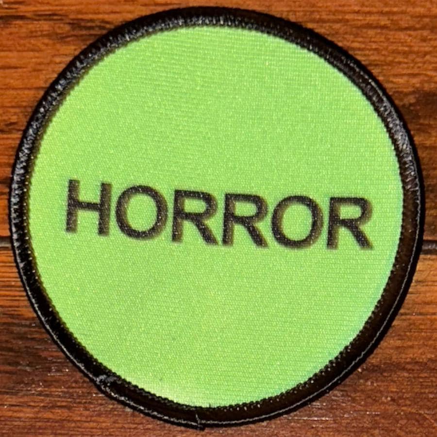 3 Inch Round Patch - VHS Stickers