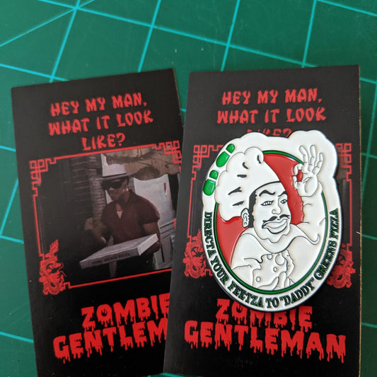 The Last Dragon Daddy Green's Pizza Enamel Pin