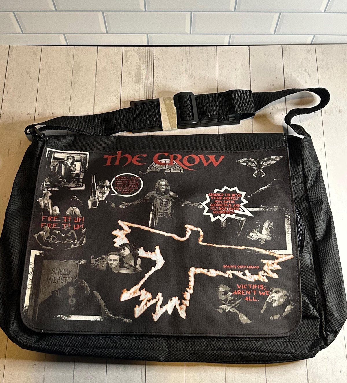 The Crow Custom Messenger Bag