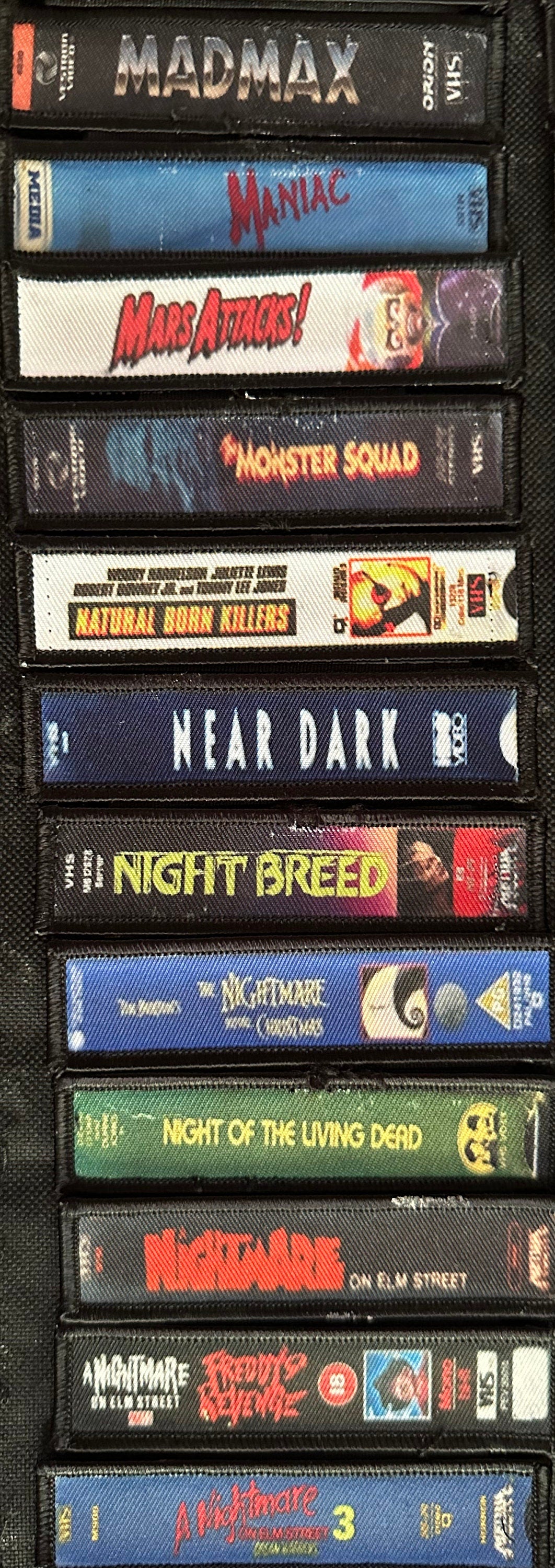 VHS Label Patches Ed - Ni